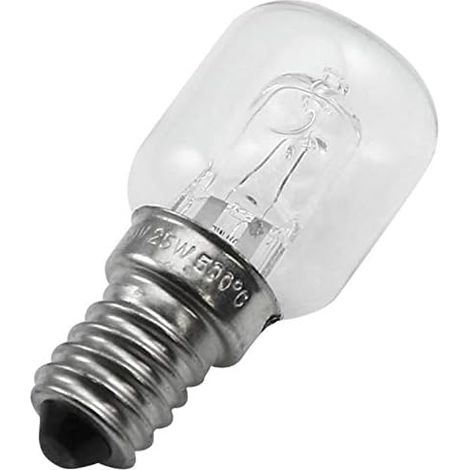 Ampoule de Four Ampoule halogène E14 résistante aux hautes températures, 500 degrés, 25 W, pour four