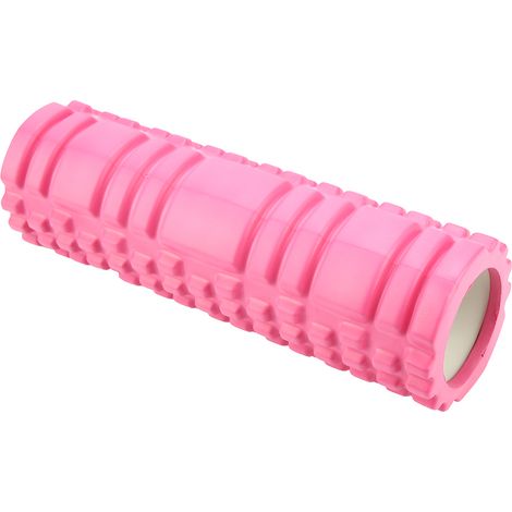 Mini-Hohlrolle für Yoga, Fitness und Physiotherapie (Pink)