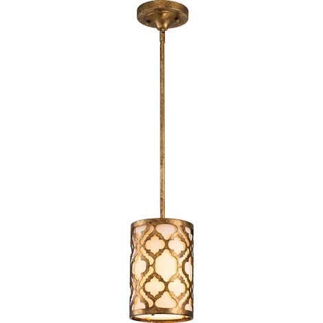 Elstead Arabella - Pendente Mini Duo-Mount 1 Luce Soffitto Oro, E27 (1/4)