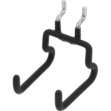 Toyvian Support pour taladro de tablero perforado negro, gancho (1/5)