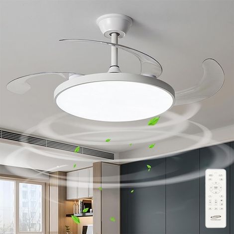UNIVERSO VENTILATORE DA SOFFITTO 30W CON LAMPADA LED 40W 3IN1 CHANGING COLOR E TELECOMANDO