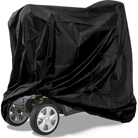Sollbry Funda Oxford resistente e impermeable para scooter de movilidad, protector contra la lluvia y el polvo para la mayoría de los scooters de movilidad (140 x 66 x 91 cm) (1/5)