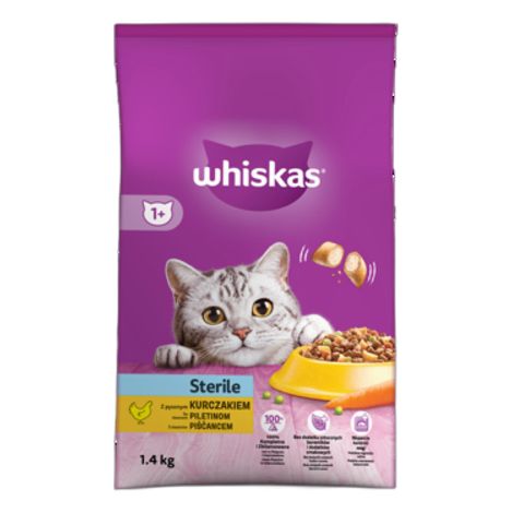 Whiskas Sterile mit Hühnchen 1,4 kg
