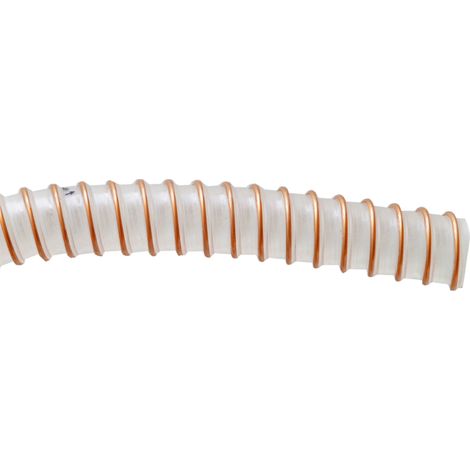 Spiralschlauch, Innendurchmesser 35 mm, Durchmesser 43 x 35 mm, spiralförmig, Wandstärke 1,4 mm, Sprühdüse x 1 m