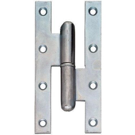 Cerniera Paumelles in Acciaio Lucido con Qualità e Funzionalità -95 x 55 mm sx 2pz