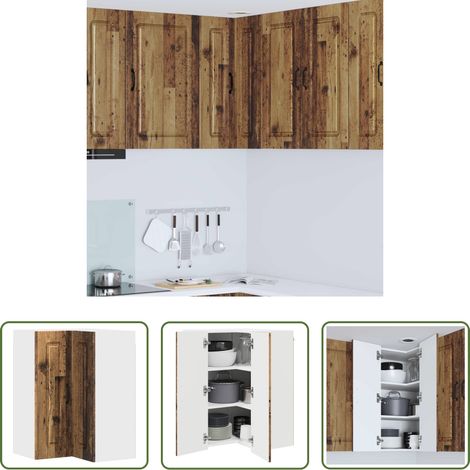 vidaXL Altholz - Küchenschrank Kalmar Altholz 57 x 57 x 80 cm Holzwerkstoff (1/5)