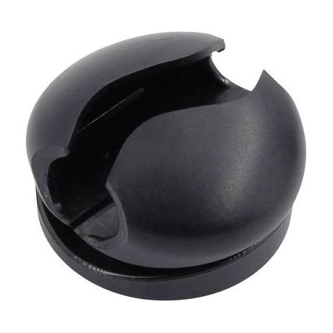TRU COMPONENTS Support de câble autocollant 93013c1203 Plage de Ø du faisceau 8 mm (max) noir 1 pc(s) S935361 (1/2)