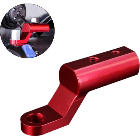 Rétroviseur Moto Support Extension CNC Aluminium Allié Multifonction Support Téléphone Fixation Rouge (1/5)