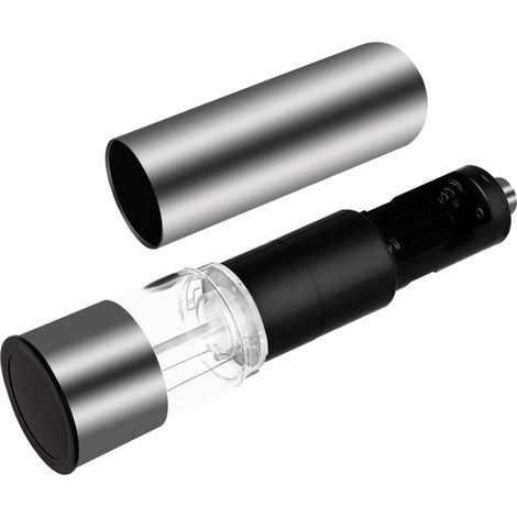2 moulins à poivre électriques, inox, sans batterie (1/5)