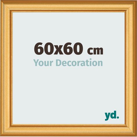 yd. - Cadre photo 60x60 - Or Mat - MDF - Lazio (1/5)