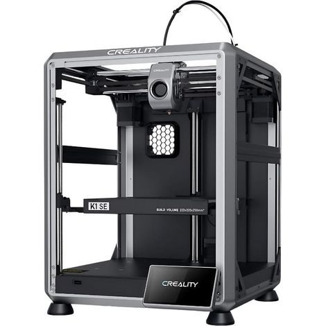 Creality K1 SE - Alta velocidad 600mm/s, Tamaño de impresión 220x220x250mm, Enfriamiento Rápido Negro - Impresora 3D FDM (1/3)