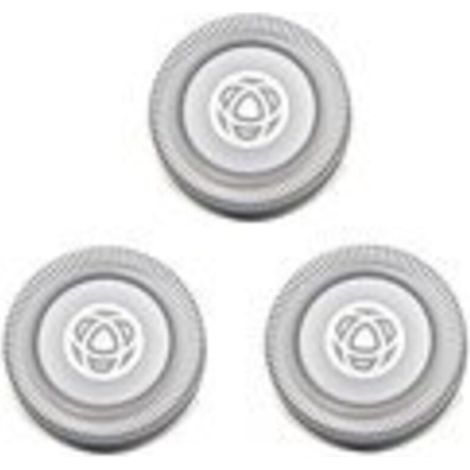 Ersatzscherköpfe – kompatibel mit Philips Rasierern der 3000er Serie SH30, S3000, S3102 und S3203 – 3er-Pack