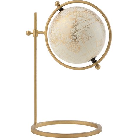 Globe terrestre ajustable en hauteur 47 cm – Pied en métal – Globe en plastique – Décoration intérieure moderne – Jolipa (1/2)
