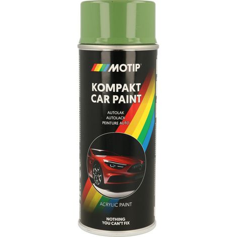 PEINTURE ACRYLIQUE KOMPAKT 44130 VERT BRILLANT 400ML MOTIP