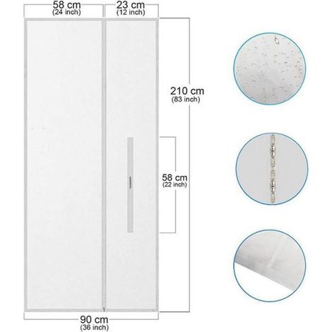 Kit Fenêtre pour Climatiseur Mobile Joint Étanche Climatiseur Portable Fenêtre,Support Réglable Joint d'Étanchéité (1/5)