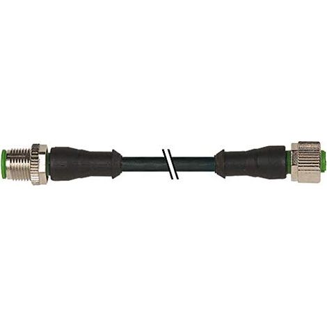 CONNETTORE M12 DRITTO. SU PRESA M12