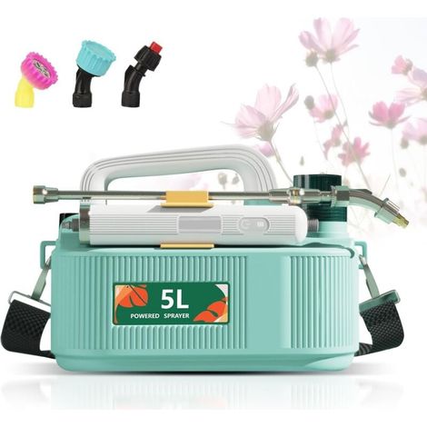 5L 3.7V Electric Sprayer, Green, for Agriculture/Garden (1/5)