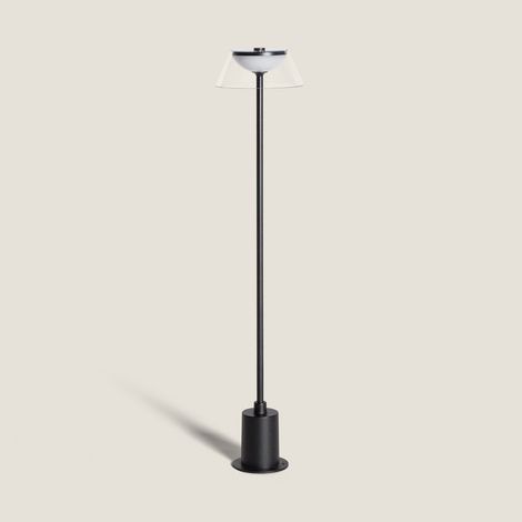 LED-BodenStehlampe Außen 6.5W Aufbau 60cm Dipdey Schwarz (1/5)