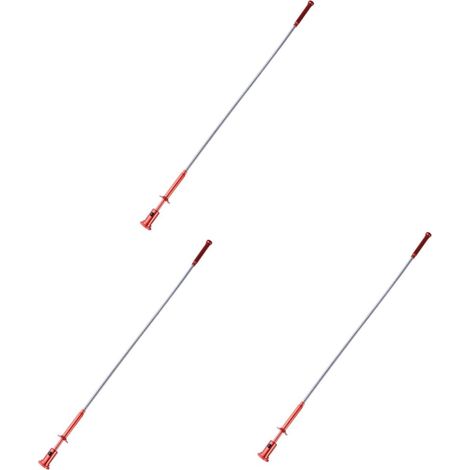 Lot De 3 Outils De Ramassage De Déchets À Led 4 Griffes Pour Outil De Ramassage 62 Cm Rouge (1/5)