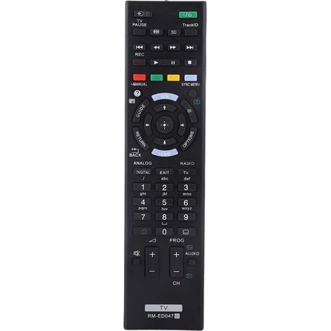 Télécommande de remplacement élégante (1 pièce) pour téléviseur intelligent Sony LCD LED RM-ED047 (1/5)