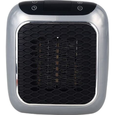Keyoung Chauffage soufflant céramique 800W Mini radiateur portable avec thermostat et minuterie Économie d'énergie Pour bureau et chambre (1/5)