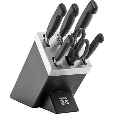 Zwilling Four Star Messerblock schwarz Edelstahl (1/5)