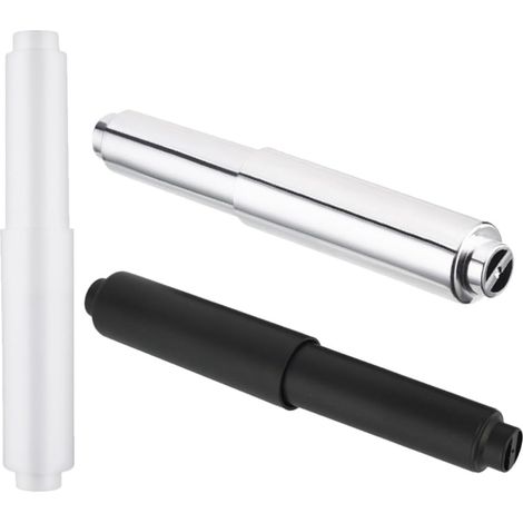 Barres de rechange Healeved pour porte-rouleau papier toilette (3 pièces) en acier inoxydable et ABS