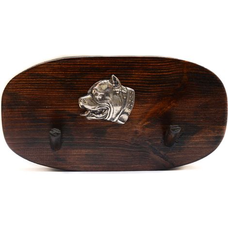 American Pit Bull Terrier, Pit Bull, American Pit Bull Terrier, Pitbul, APBT - gancio per accessori, gancio per medaglie con un cane, ganci per chiavi di Art-Dog (1/5)