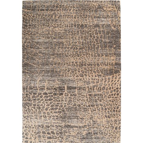 Tapis oriental beige effet usé doux à poils courts - 150 x 80 cm (1/4)