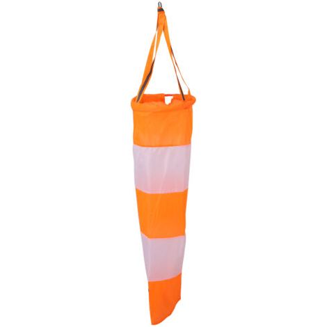 Rosvola Sac à chaussettes de mesure du vent en nylon anti-déchirure pour aéroport avec ceinture réfléchissante (0,8 m) (1/5)