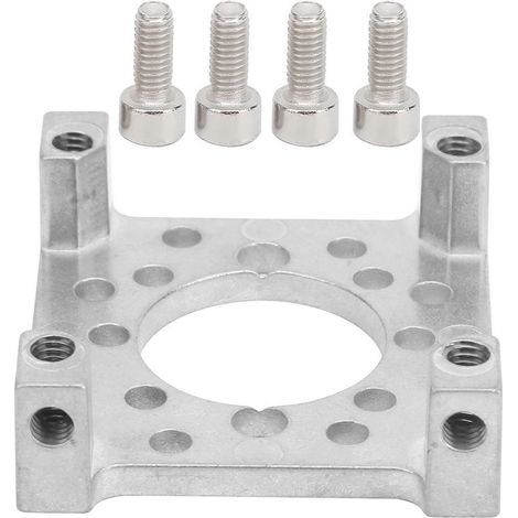 Quad-Block-Motorhalterung aus Zinklegierung – Einfache Montage mit 4 Befestigungsschrauben M4 x 0,7 mm