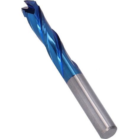 Fraise à spirale CNC à 3 dents en carbure de tungstène pour gravure et découpe 5x5x17x50 (1/5)