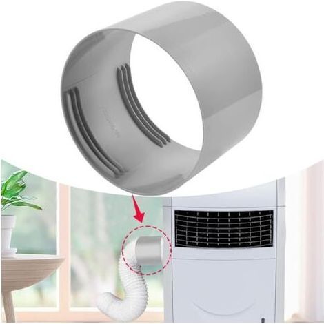 Tuyau flexible pour climatiseur mobile – Adaptateur de fenêtre en PVC, tuyau d’évacuation portable pour climatiseurs, classe énergétique A, diamètre 150 mm (1/5)