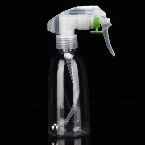 Flacon de laque de 200 ml, tuyau pour salon de coiffure, flacon pulvérisateur à 360°, bouteille d'eau (1/5)