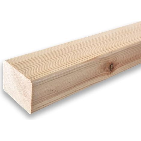 Listello in legno di pino naturale da 400 cm, sezione 4,5x6 cm
