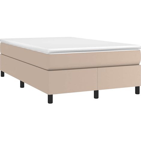 Boxspringbettgestell Cappuccino-Braun 120x200 cm Kunstleder vidaXL