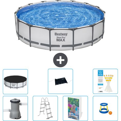 Bestway Bestway Steel Pro MAX Ronde - 457x122 cm - 8-pièces  S559 (1/4)