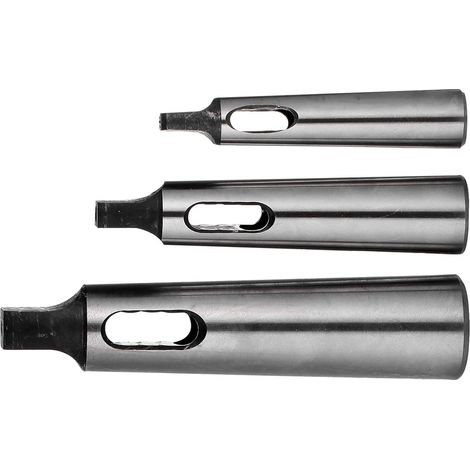 Adaptateur Réducteur de Foret 3 Pièces en Acier Argenté pour Perceuse, Améliore L'efficacité de Travail 3 Types de Manchons Adaptateurs pour Usages Variés (1/5)