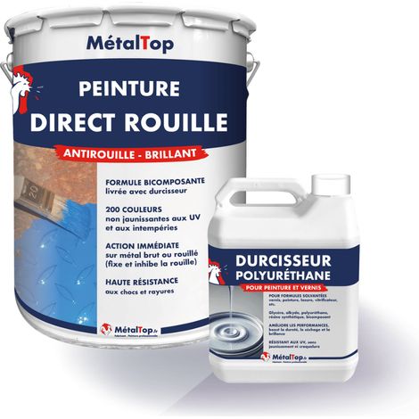 Peinture Direct Rouille - Beige vert - RAL 1000 - 5 L - Métaltop (1/5)