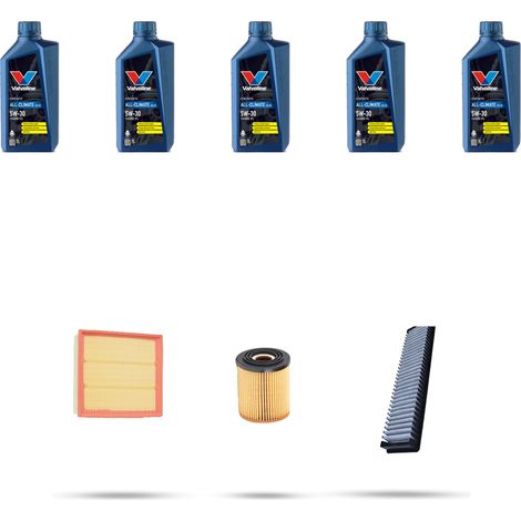 Kit tagliando 3 FILTRI e 5L OLIO compatibile con Mini Cooper 1.6 S 125kw dal 2004 (1/5)
