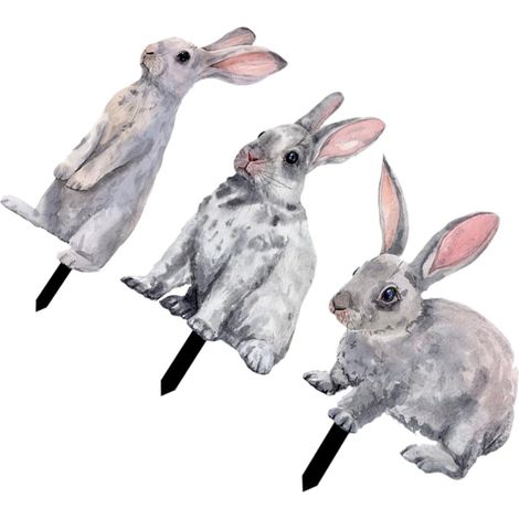 zu Ostern 3 Stück aus Acryl für Gartendekoration