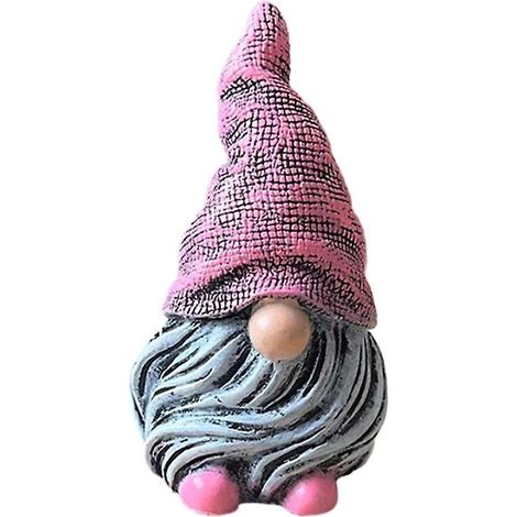 Nain de jardin en peluche, décoration de chambre, scène de poupée, Saint-Valentin, Halloween, Noël, rose