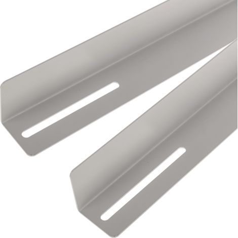 RackMatic - Guides latéraux fixes pour support d'armoire rack 19 blanc 450mm (1/5)