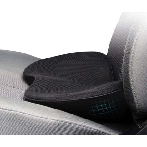 Cuscino per sedile auto per guidatore, cuscino spesso per sedile auto, cuscino per alleviare il mal di schiena in tutte le stagioni