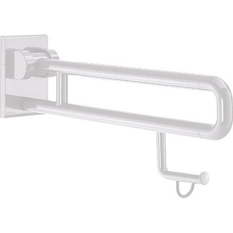 Porte-rouleau avec poignée de maintien, manattan, système freinage, en nylon (1/4)