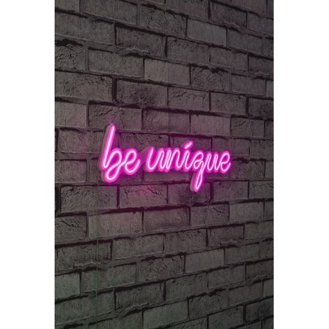 Neon Graph Éclairage LED décoratif en plastique  Rose  49 x 17