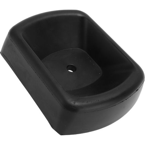 Cale anti-roulis stop roue pour roue jockey remorque en caoutchouc robuste mono roue 6 pouces (1/5)