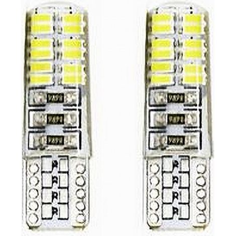 Ampoules De Position T10 Canbus Ultra Lumineuses Maxtech L-p038 12v/24led 6000k (1/2)