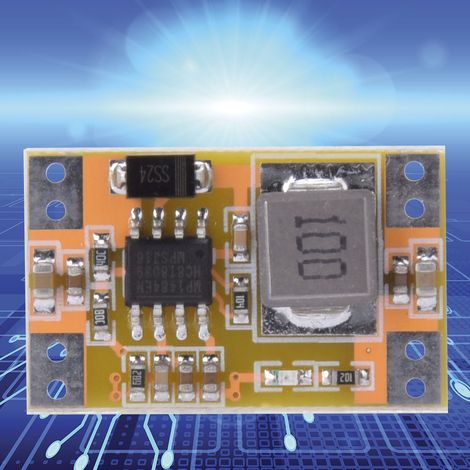Module régulateur de tension DCDC 5 pièces 9 V 12 V 19 V vers 5 V 3,3 V Module d'alimentation USB Buck pour charge de voiture (5 V) (1/5)