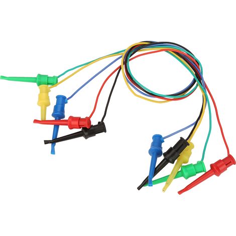 Stück farbige elektrische Multimeter-Prüfklemmen mit Haken für SMD-Schaltungen (1/5)